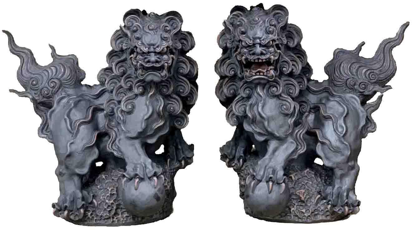 赤土マンガン登りシーサー