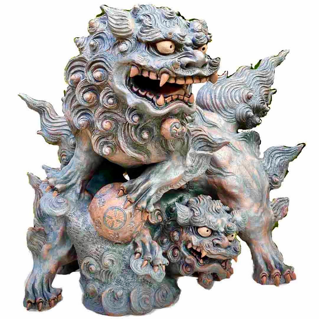 マンガン夫婦シーサー